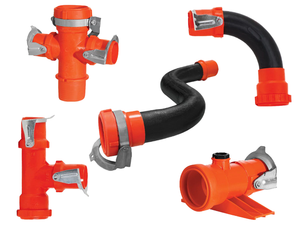 Clamped Sprinkler Fittings